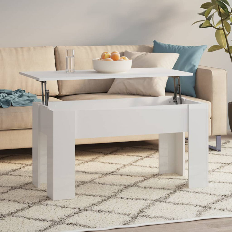 Latitude Run Husno Lift Top Extendable Coffee Table with Storage